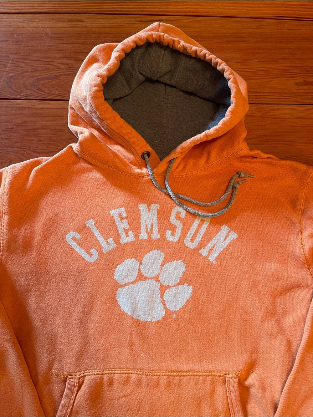 Clemson Tigers Orange Pullover Hoodie  Sweatshirt - Women’s XL
